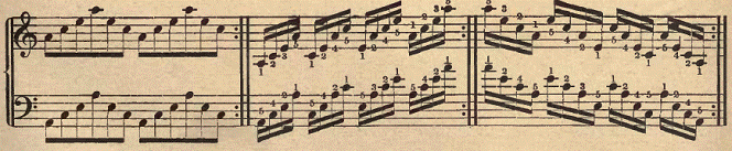 broken minor chords A broken minor chords